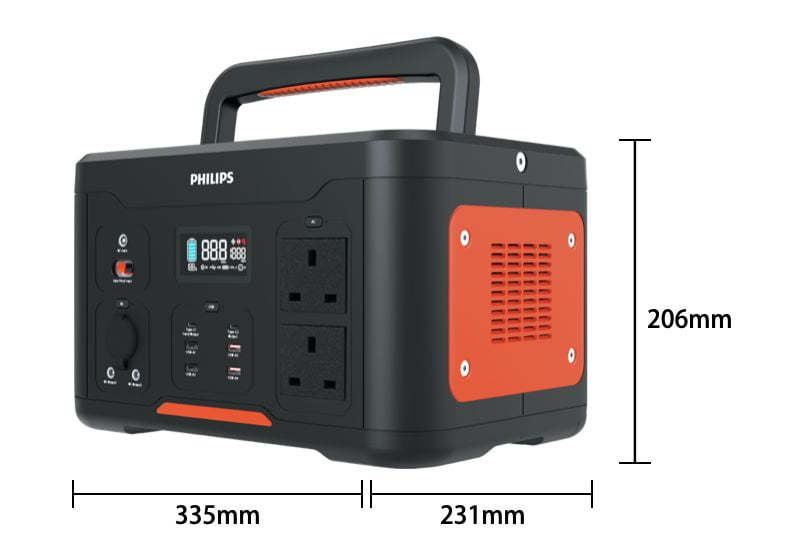 PHILIPS-特大容量便攜式電源-324000mAh-4種充電模式 - 3