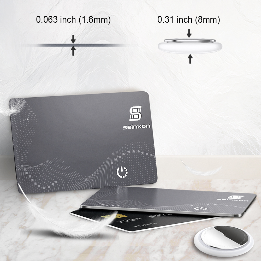 全球首家超薄卡型定位器Seinxon Finder Card (支援Apple Find My