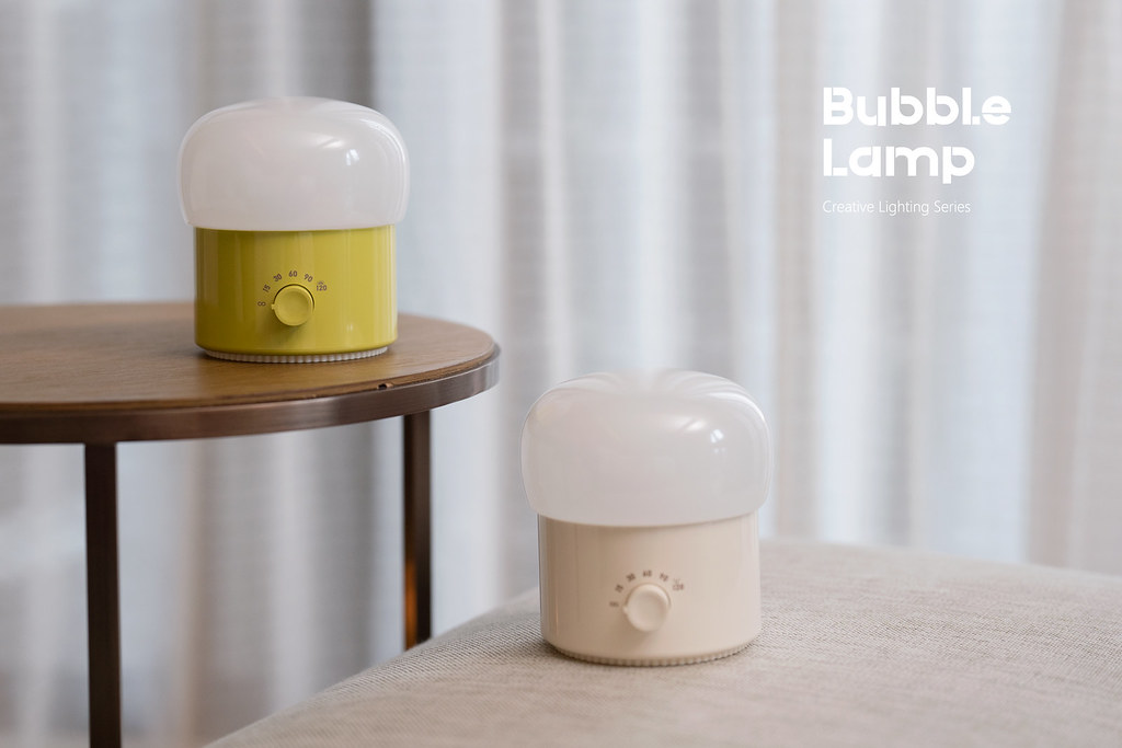 Bubble Night-質感泡泡調光定時夜燈/氛圍燈 | 生日禮物 交換禮物 - 燈具/燈飾 - 塑膠 白色