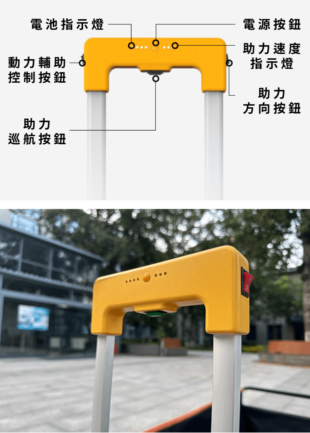 配備控制手柄，操控簡單