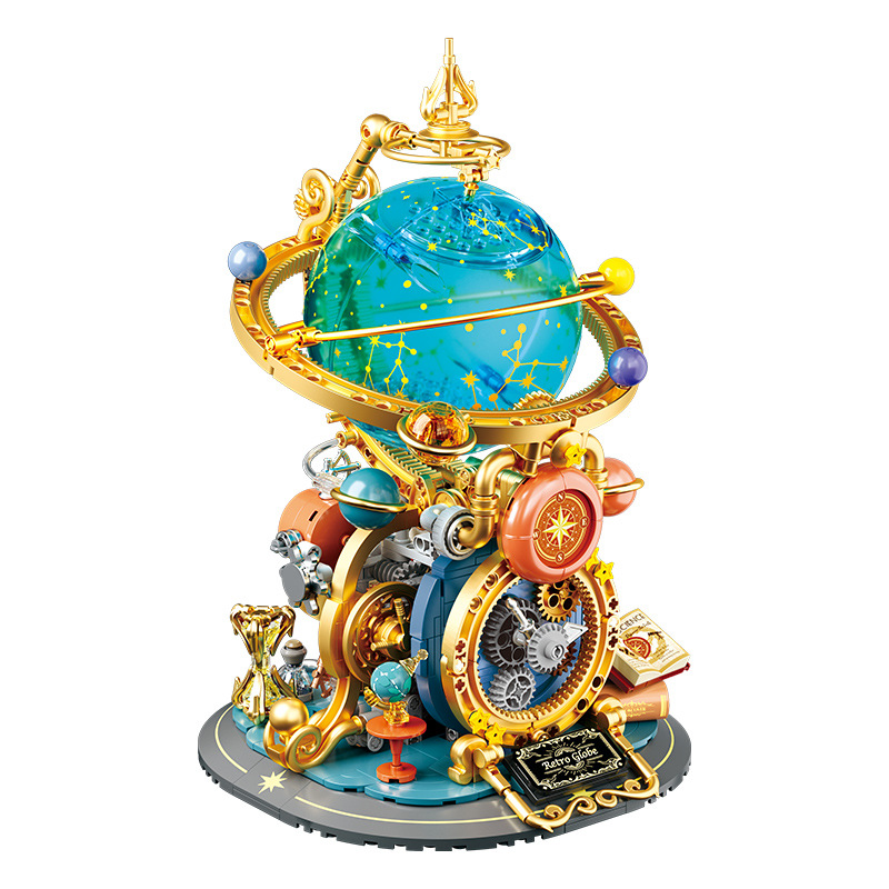 Feimibox 複古地球儀拼裝積木(品牌直送) - SearchingC