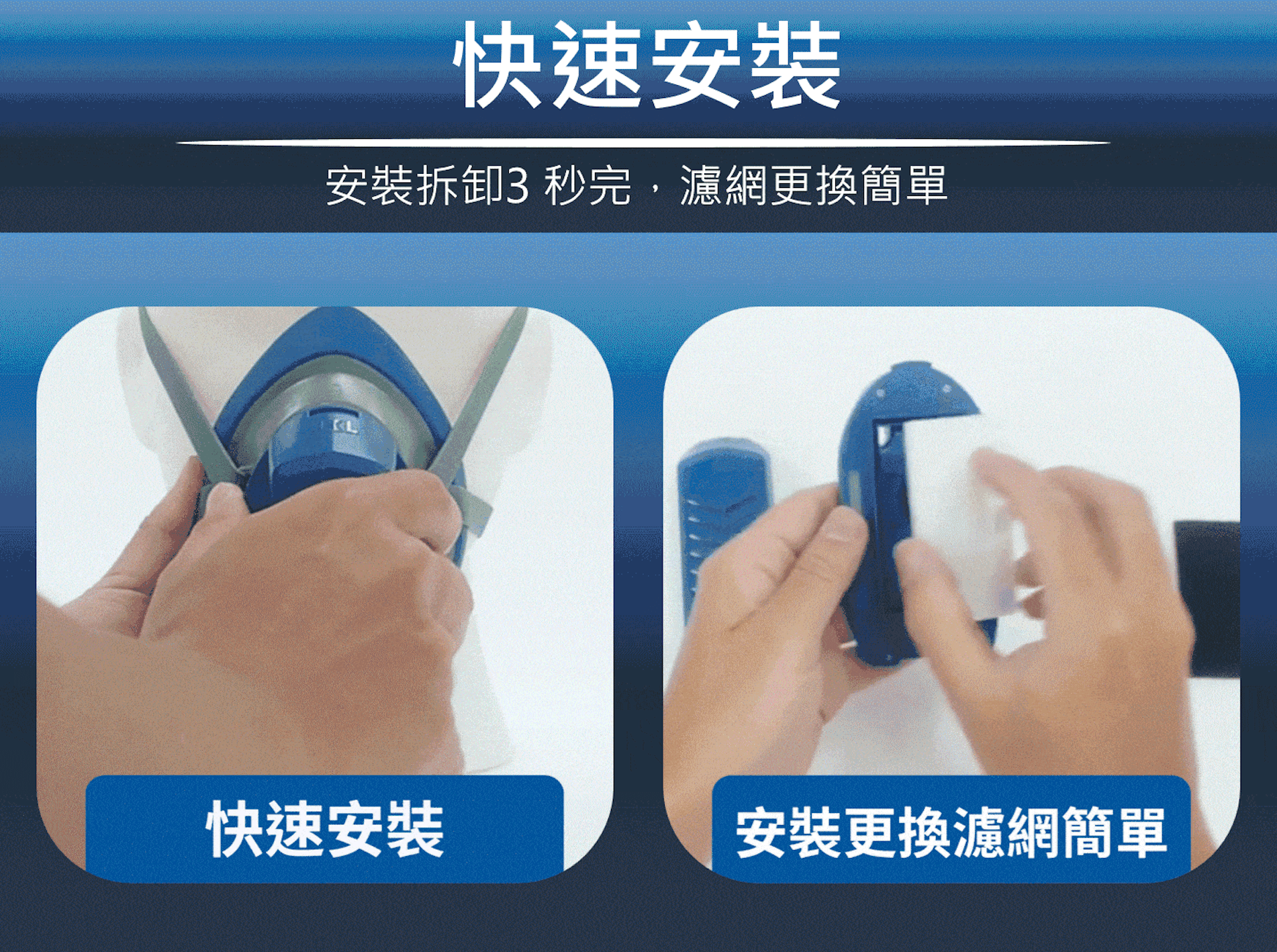 PuriCurrent 輕型電動風扇防塵面罩 | CARB 認證