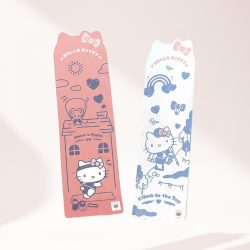 Hello Kitty 旅行/運動多用途快乾長巾 |｜沉穩粉、經典白