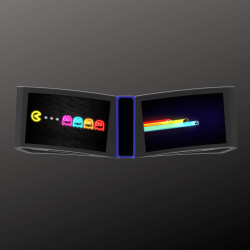 DS Pixel Pro 自定化雙 8 吋IPS 高解析螢幕顯示鍵盤|電競專用