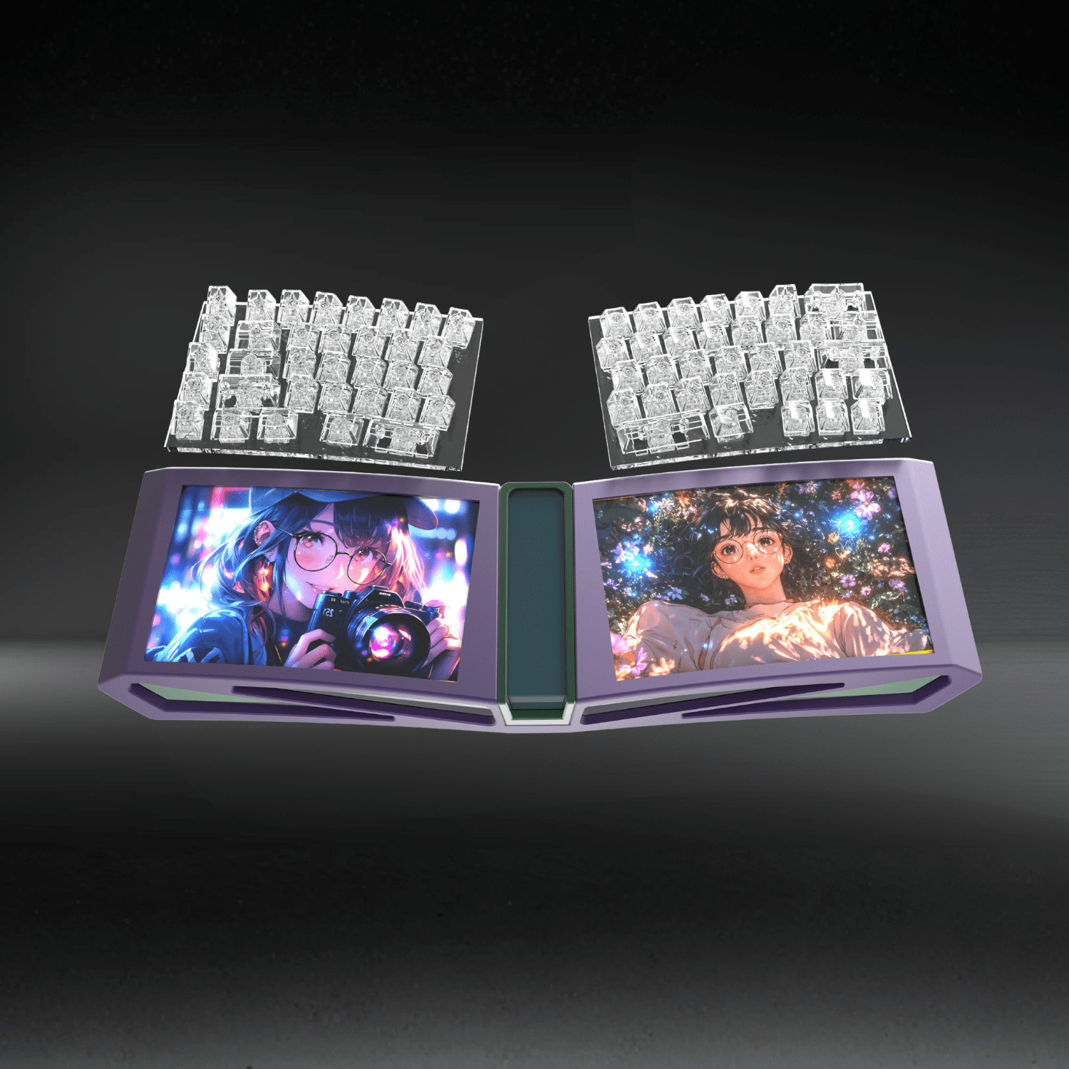 8-min-3 DS Pixel Pro 自定化雙 8 吋IPS 高解析螢幕顯示鍵盤|電競專用