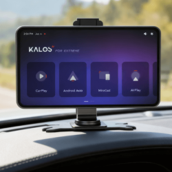 KALOS PAD 多功能無線行車 4K觸控顯示器 | 雙行車記錄攝像頭 x 手勢/語音控制