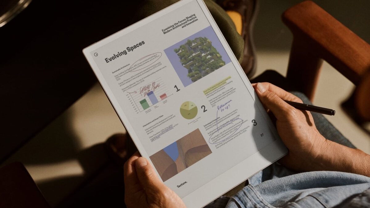 reMarkable Paper Pro on a desk