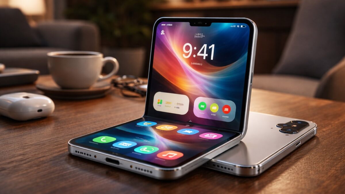 翻蓋式iPhone概念圖