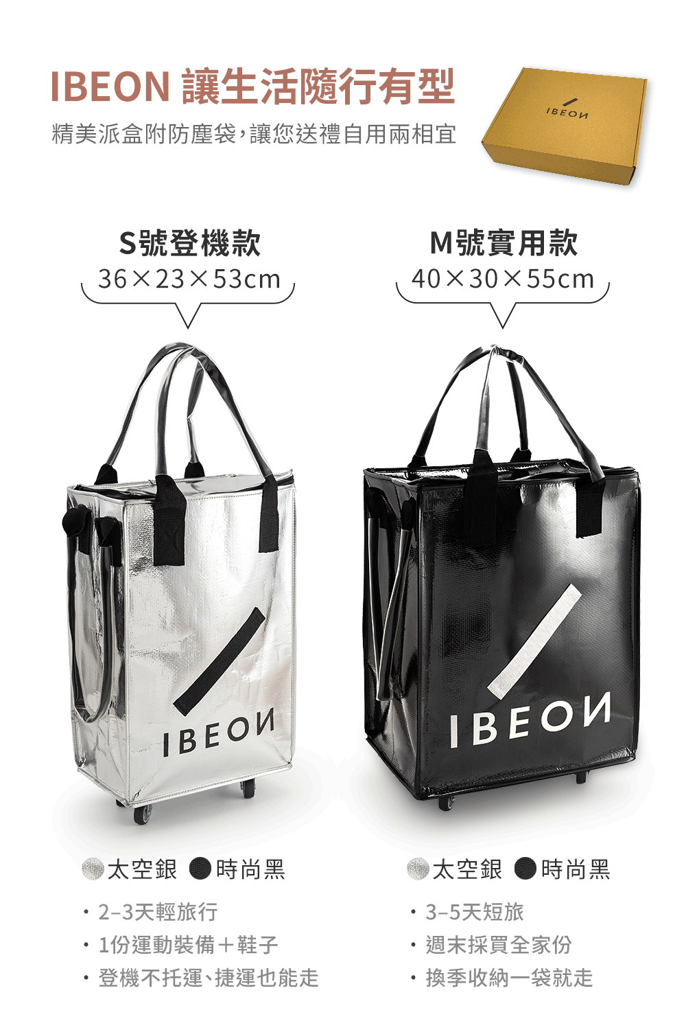 IBEON輕奢行旅袋