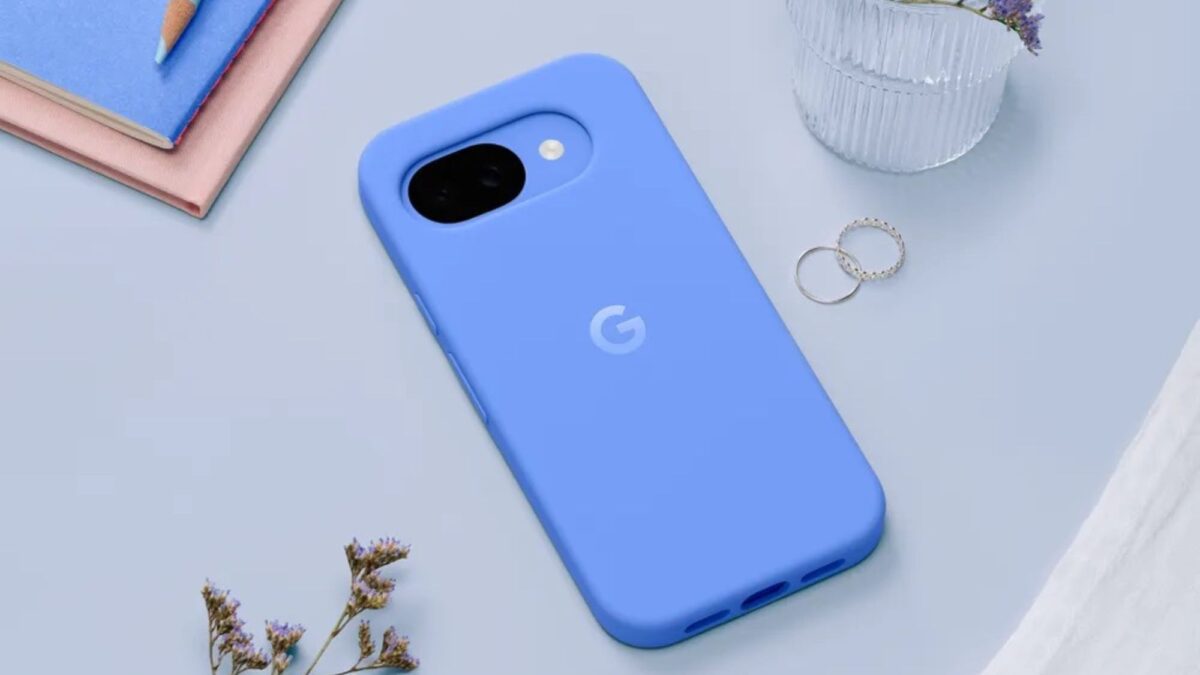 Google Pixel 10a phone held in hand showing the camera