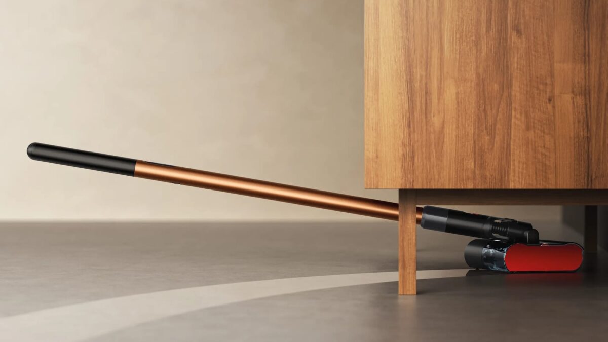 Dyson PencilWash in a modern living room