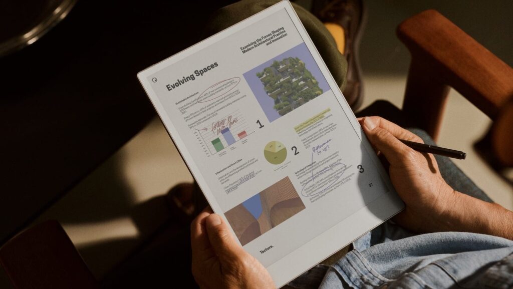 e-paper writing tablet