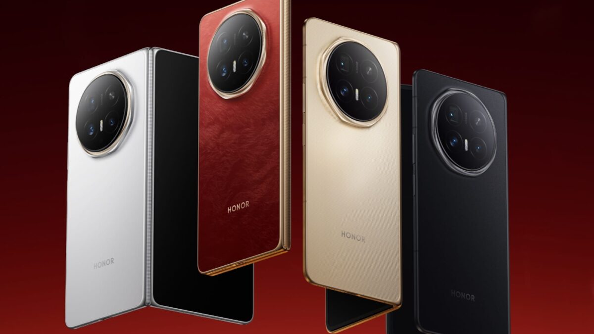 HONOR Magic V6 展現其纖薄機身與大螢幕