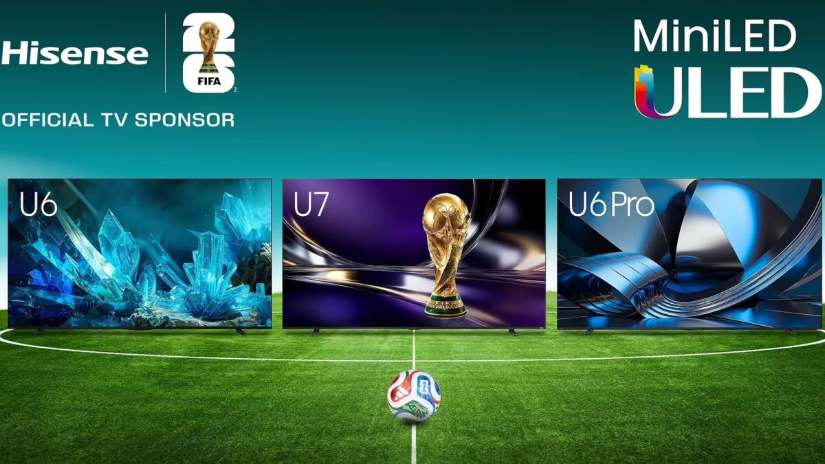 Hisense 2026 ULED MiniLED TV on a living room wall