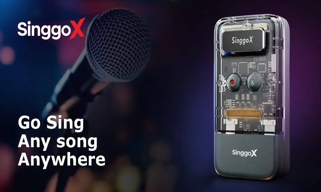 Singgox 全球最小專業卡拉OK麥克風