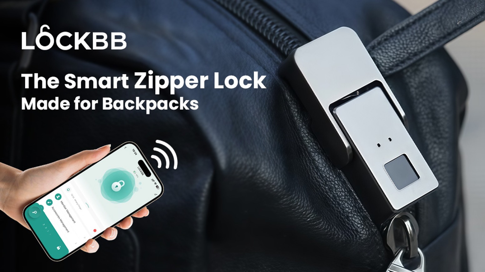LockBB 指紋合金拉鍊鎖產品圖