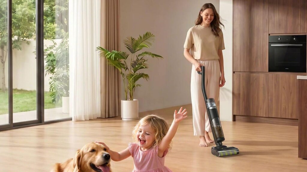 Dyson WashG1 dual roller design