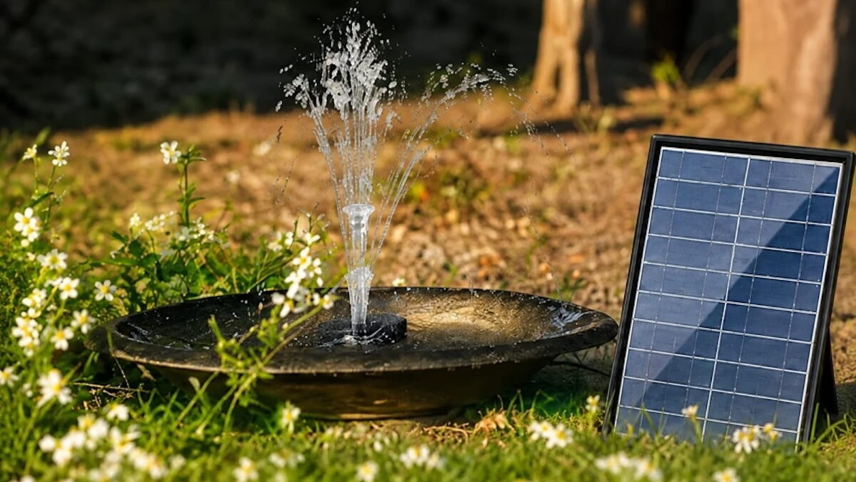 Poposoap 12W Solar Fountain Pump